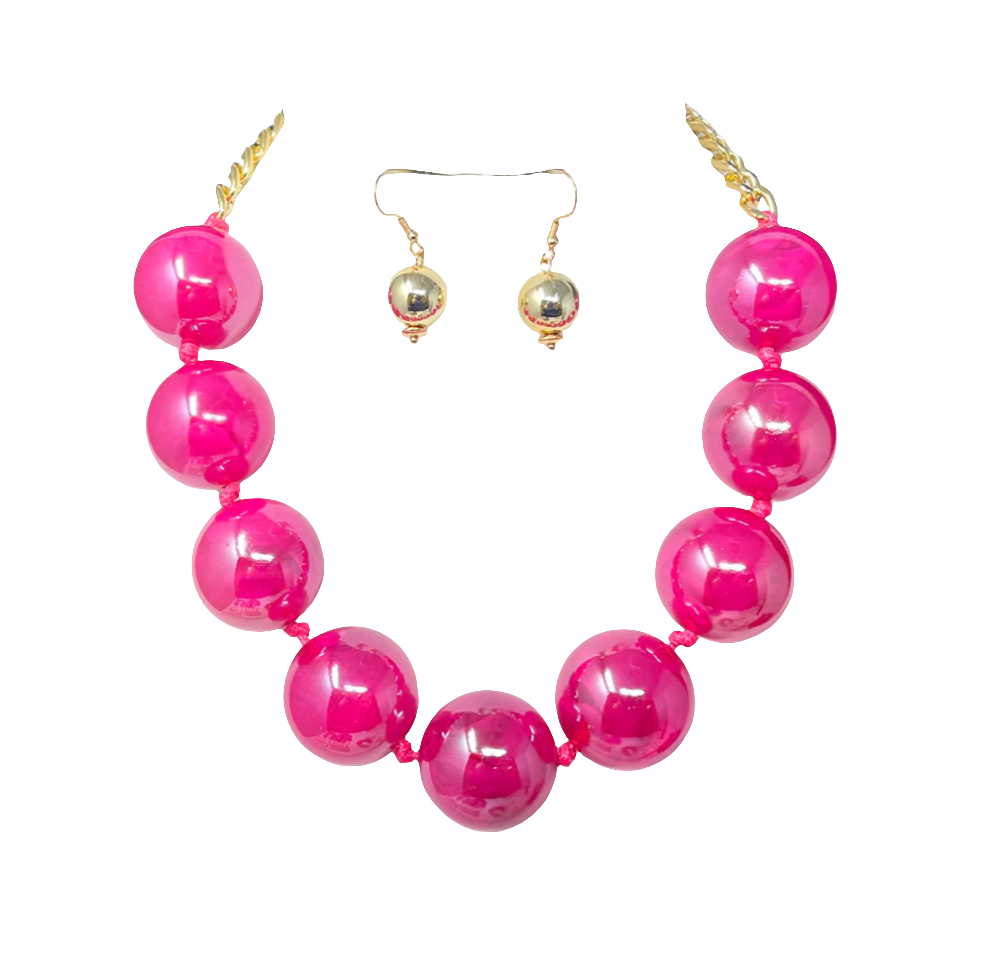 Ball necklace set